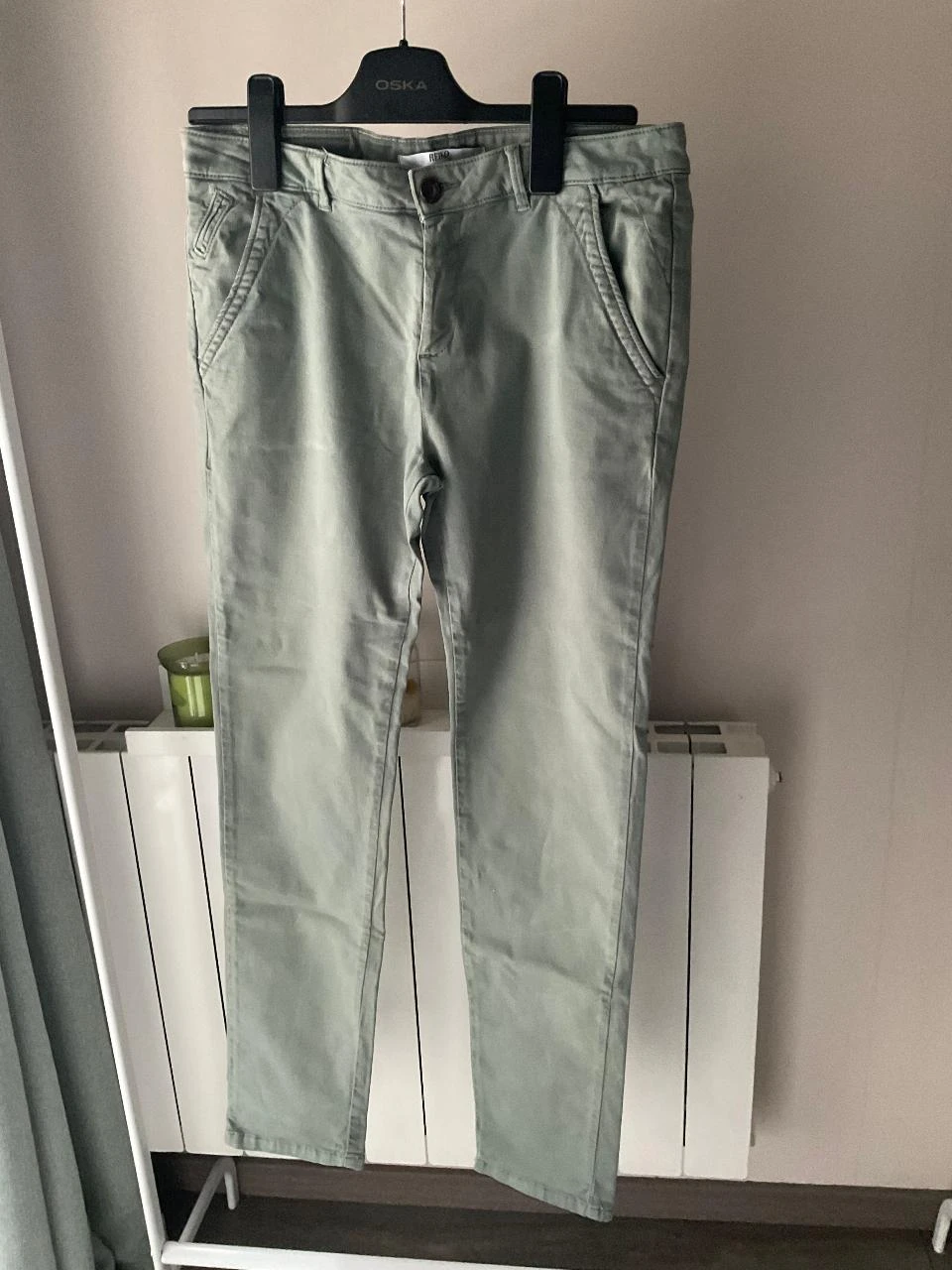 Pantalón chino verde menta Reiko – FR 40 / US 30 – Muy buen estado – photo 2